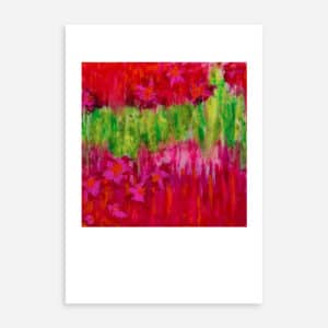 Abundance Flora art print - portrait format, unframed