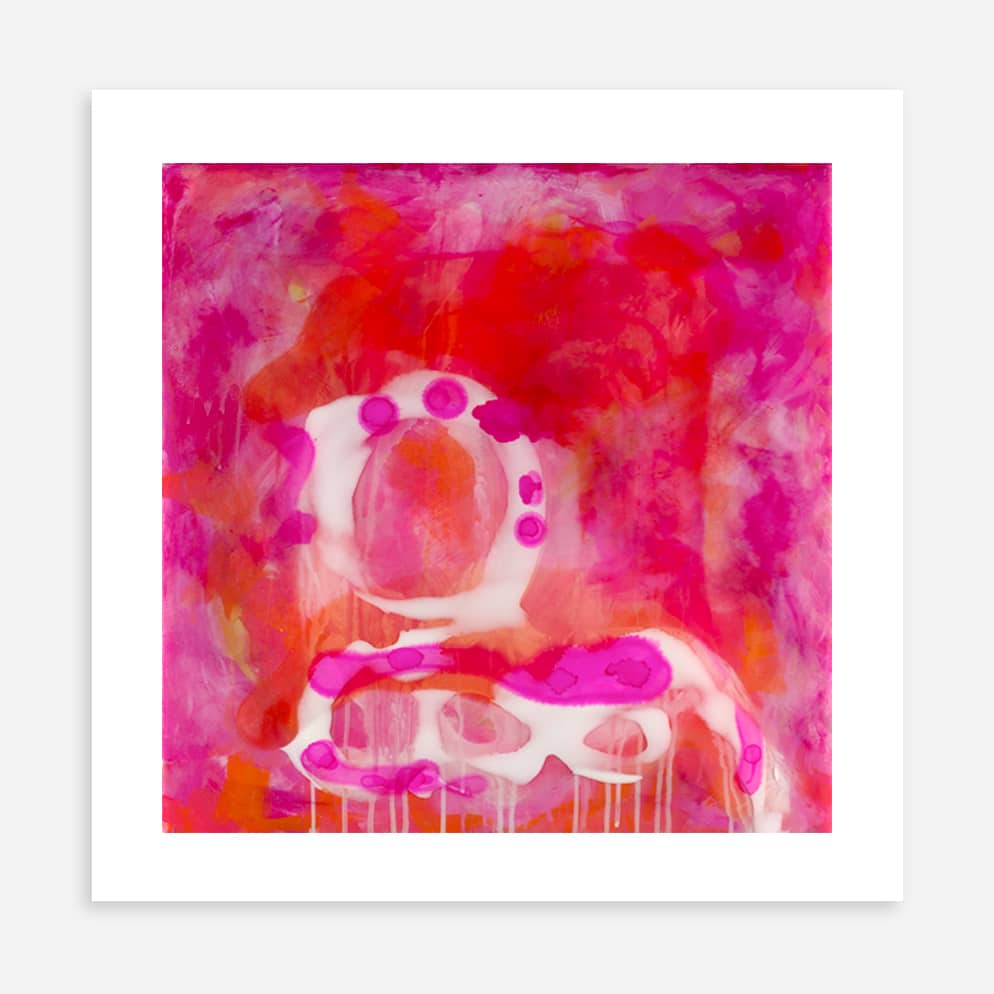 Beautiful View art print - square format, unframed