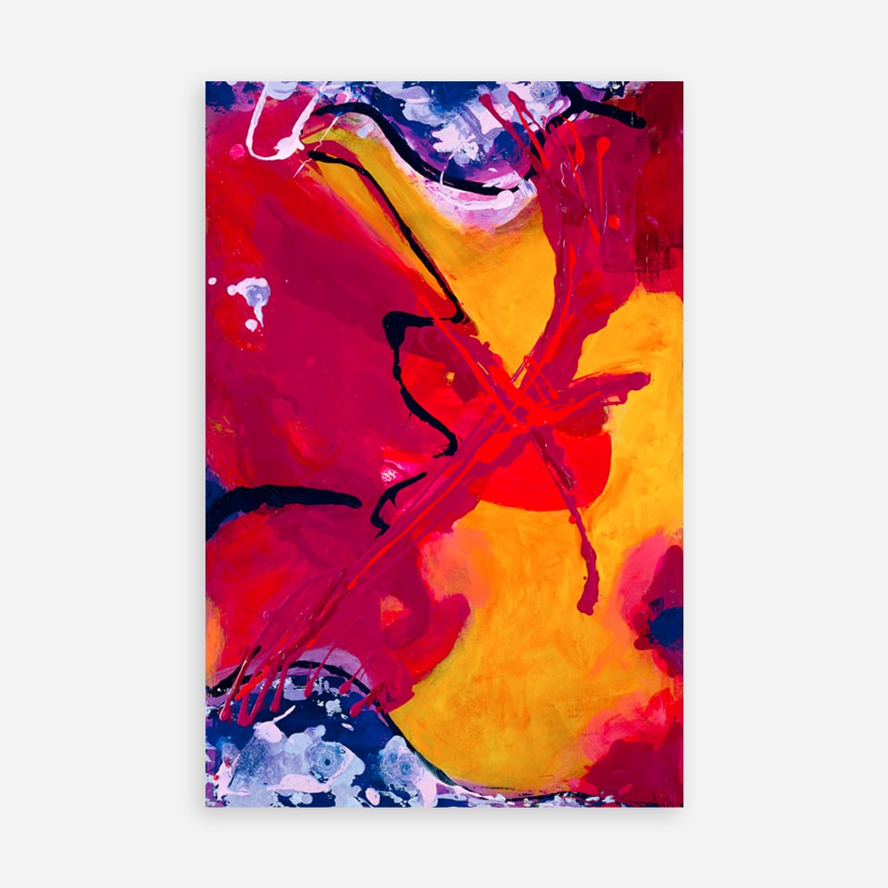 Flora Splendor I - Original painting by Sue Mac Dougall