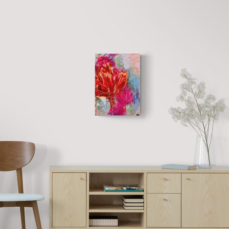 Chromatic Blossoms shown in room