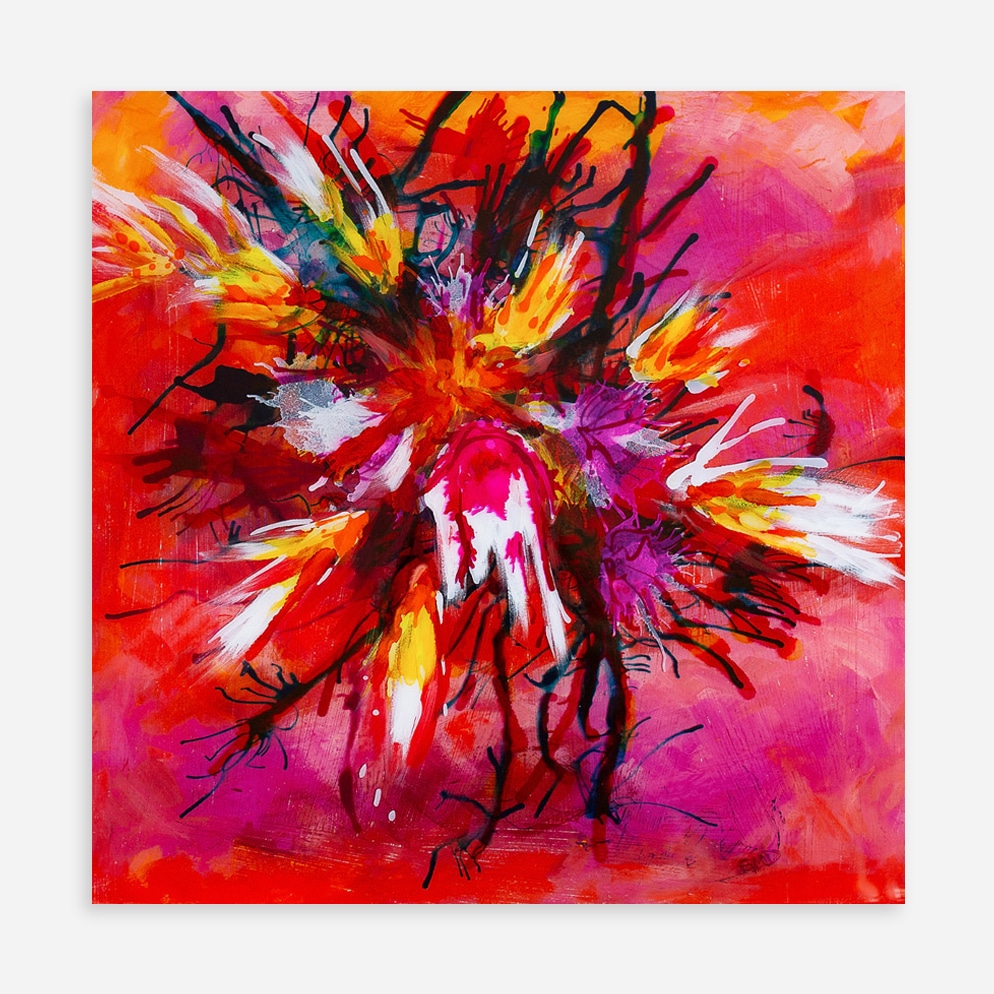 Sacred Garden Sanctuary - Original painting by Sue Mac Dougall