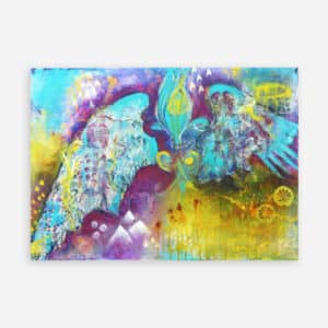 Wings to Fly Away - Original painting by Sue Mac Dougall