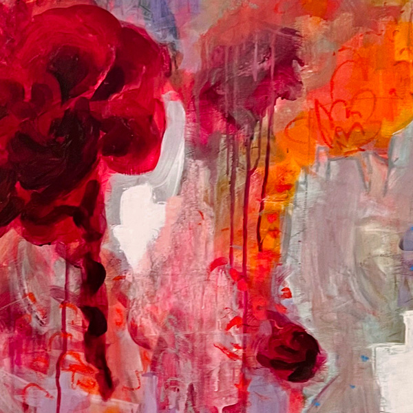 VIP mailing list signup form with artwork by New Zealand artist Sue Mac Dougall.